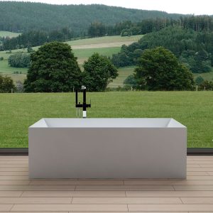 square bath tub