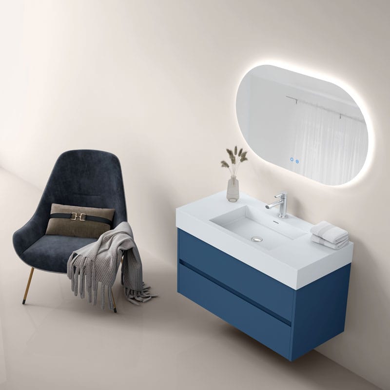 used bathroom vanity with two drawers WolkeSieben