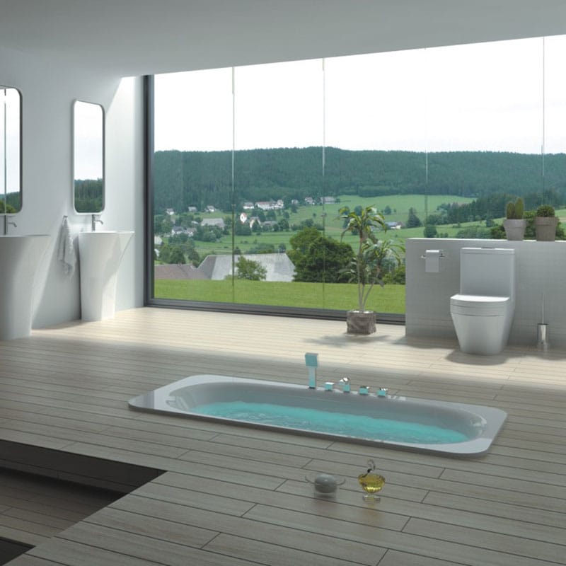 corner tub,square bath tub TCS41 WolkeSieben