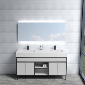 bathroom washbasin cabinet with mirrorBrandy-Series-(1500)